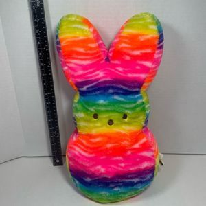 Large Peep Bunny Fluorescent Rainbow 2018 PRICE VERY FIRM